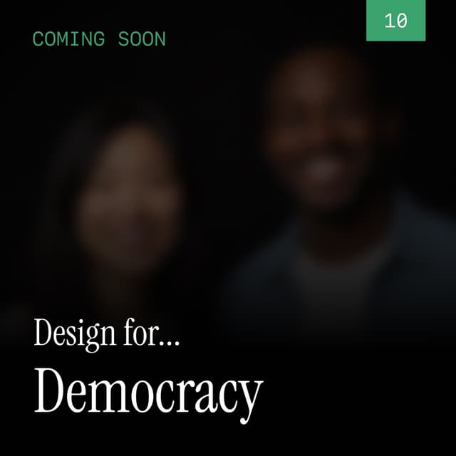 Can design help democracy?