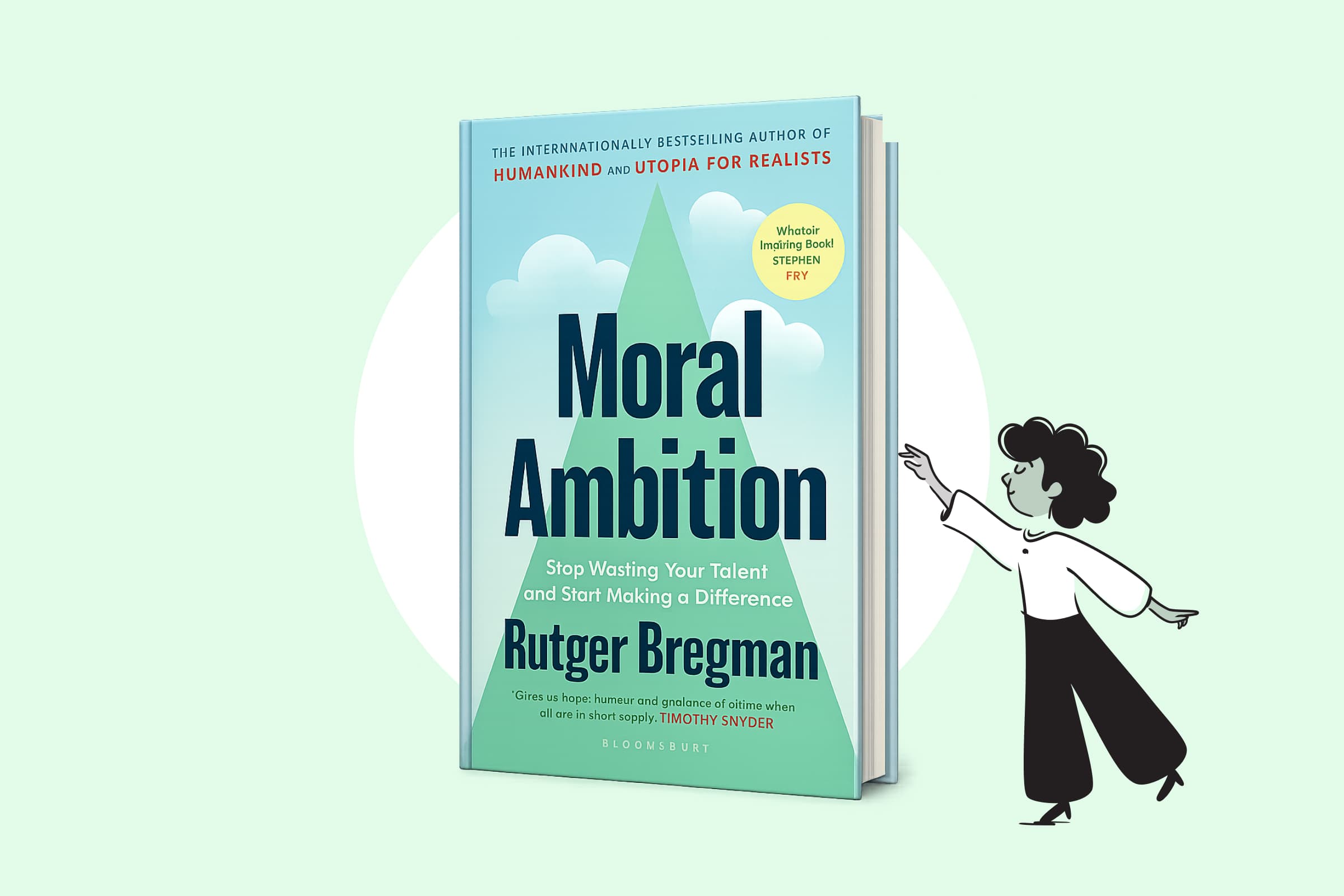 Cover of Moral Ambition by Rutger Bregman